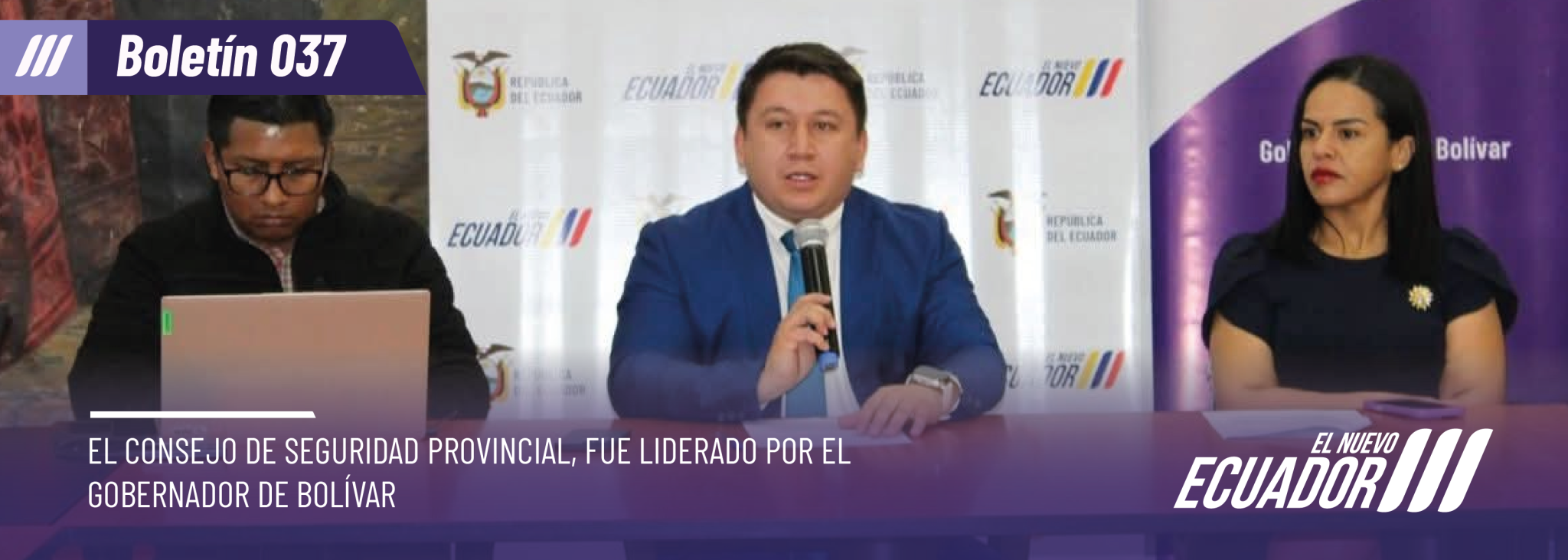 El Consejo de Seguridad Provincial, fue liderado por el gobernador de Bolívar